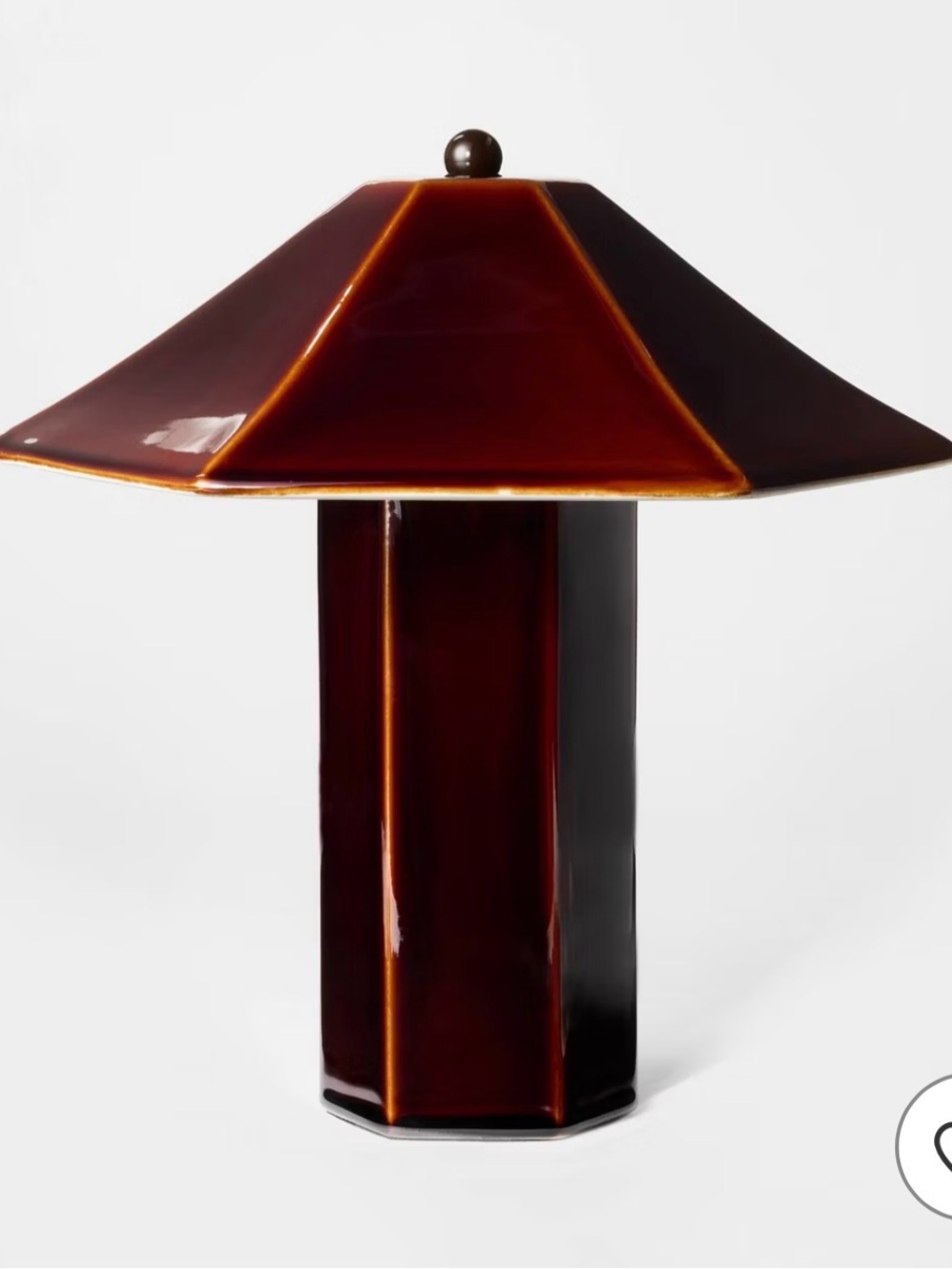 NWT Maroon Ceramic Table Lamp
Threshold™ designed with Studio McGee
Target